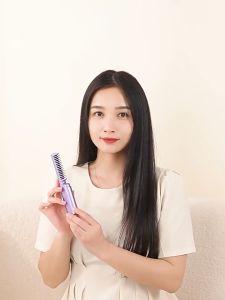 MiaXia Joy Lược duỗi tóc thẳng máy duỗi tóc không dây sạc USB nhỏ di động du lịch uốn và duỗi thẳng