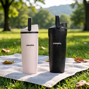 Owala FreeSip Sway Golf Themed Tumbler 30oz Stainless Steel Leak Proof Insulated Water Bottle With Carry Handle