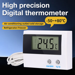 ST-1A Mini Digital Thermometer with Waterproof Probe Sensor Temperature Meter for Fish Tank Refrigerator Aquarium Outdoor Indoor