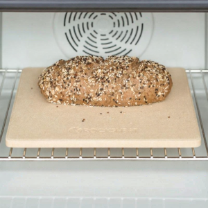 OUSHIDUN | Crisp Bottom Baking Stone Slate for Pizza European Bread and Baguette Made of Cordierite Suitable for High-Temperature Oven
