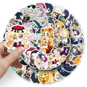 Bandai | BỘ 50 Demon Slayer Q Phiên Bản Anime Graffiti Dán Hoạt Hình Đề Can Cho Hành Lý Điện Thoại Sổ Lưu Niệm Cốc Cổ Điển Đồ Chơi Trẻ Em 4-6cm
