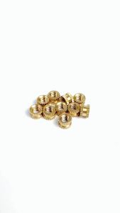 Ốc Cấy Đồng M4 Gai Ốc Chèn Ren M4x5x6 (TÚI 10 Cái) - Đồng Thau