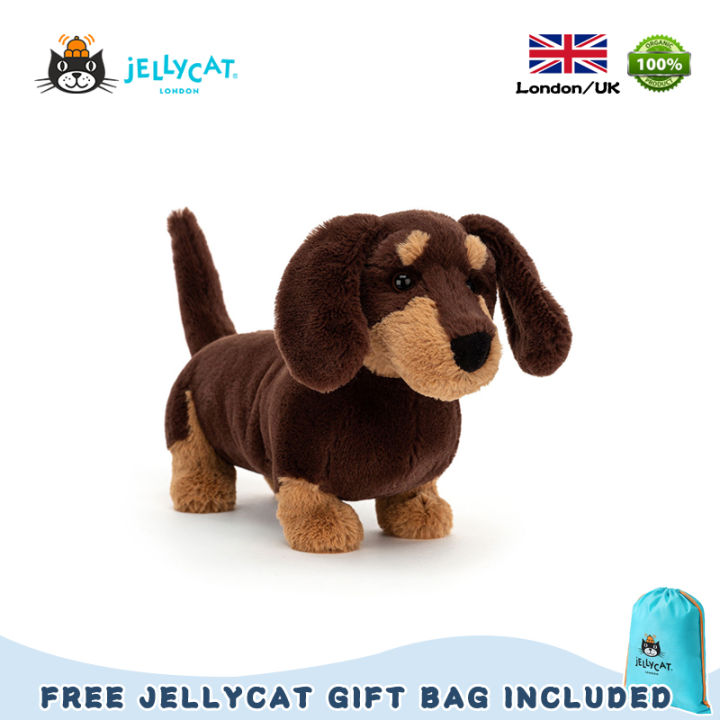  Otto Sausage Dog ダックスフンド 犬 美品 Jellycat Otto Sausage Dog Long Body Soft Plush Toy Cute Dachshund