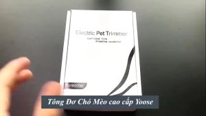 Tông Đơ Cắt Lông Chó Mèo Đa Năng 4 TRONG 1 - Máy Mài Móng Cạo Lông Kiêm Tỉa Lông Bàn Chân Cho Chó Mèo
