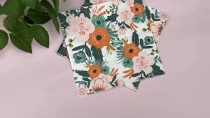 20pcs/Bag Flower Printed Paper Napkin Birthday Wedding Party Table Setting Paper Cafe Mouth Cloth Colourful Paper Placemat