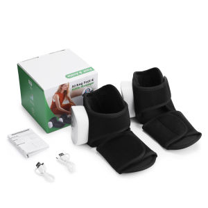 Hailicare | 2026 New 3 Mode 4 Level Dual Airbag Foot Ankle Massager Cordless Heated Foot Massager with Air Compression for Daily Comfort