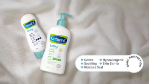SG Fast Delivery CETAPHIL BABY Wash & Shampoo Daily Lotion with Organic Calendula / Wash Daily Lotion with Shea Butter 400ml [Bundle of 3]