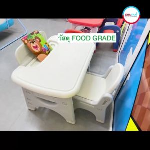 ชุดโต๊ะเขียนหนังสือ โต๊ะเก้าอี้เด็ก พร้อมส่ง 2 แบบ โต๊ะงานเนียบ แข็งแรง มี