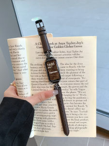 Uhada New Style Leather Bracelet for Xiaomi Band 10 pro Smart Watch Womens Sports Bracelet Compatible with Xiaomi 9 pro