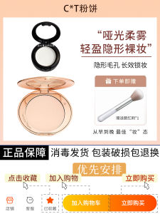 CT Matte Loose Powder Compact Mini Size Long-lasting Makeup Setting Powder Concealer Lightweight Trial Size Face Powder