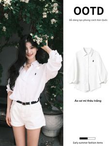 ZUKUN | Sun Protection Light White Shirt Outwear