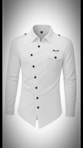 áo sơ mi áo sơ mi nam dài tay phong cách Hàn Quốc lịch lãm  -  T41