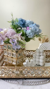 Nampan Kaca Elegan Crystal Tray: Dekorasi & Souvenir Pernikahan