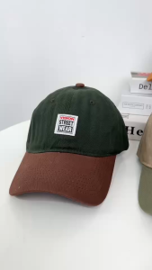 หมวกสไตล์เกาหลี หมวกมินิมอล มี 4 สี  ปัก WEAR คุณภาพสูง 143