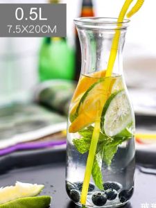 Cốc Thủy Tinh Pha Trà Lạnh Ice Orange Cốc Đựng Đồ Uống Miệng Lớn Không Có Thủy Ngân Cốc Đựng Sữa Chua Cốc Đựng Nước Trái Cây 350/500ml