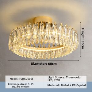 JIASHIDA | Italian Luxury Crystal French Style Ceiling Light