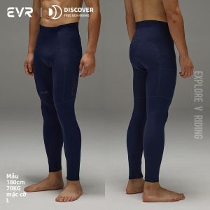 evr | Quần Đạp Xe Nam Có Lót Chống Lạnh cho Mùa Đông Thiết Kế 2 Dây Mũi Tên