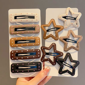 Kiki Fish Star Back of Head Hair Clip Girls No Damage Hair Accessories Little Girls Hair Clips Baby Hair Cards Headwear Clips