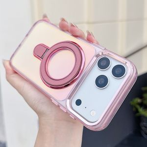 Dazzling Color Change For MagSafe Magnetic Kickstand Case For iPhone 18 17 16 15 14 13 12 11 Pro 17 Air 18Pro Acrylic Case Cover