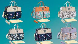 Pretty Mummy Baby Bag Waterproof Mummy Bag Travel BagLarge Diaper Tote Bag