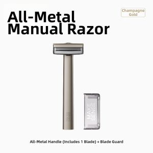 Full Metal Manual Shaving Razor for Gift Travel Friendly