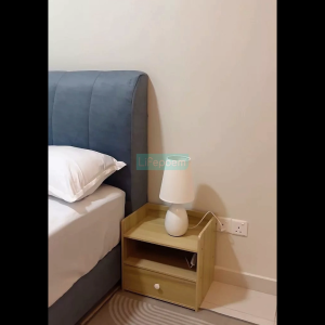 Bedside Table With Locker Side Table Coffee Table Nightstand Side Cabinet Nordic Modern Style Bedside Table Meja Katil Tepi Sisi Keci