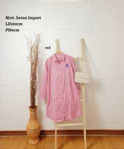 NCL 2268 Bird Tunik Grosir 88 katun import adem motif bordir Dress Polo Wanita Terbaru