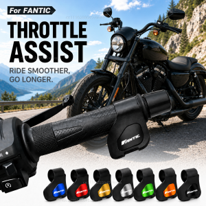 For FANTIC CABALLERO FLAT TRACK 125 250 500 RALLY/SCRAMBLER XE125/XEF250 Motorcycle Throttle Assistant Clip Labor Saver CNC New