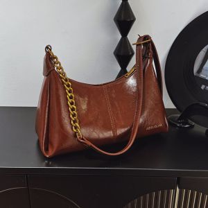 Vintage Large Capacity Tote Bag Womens Handbag Commuter Shoulder Bag Underarm Bag Work Crossbody Bag Casual Simple Style