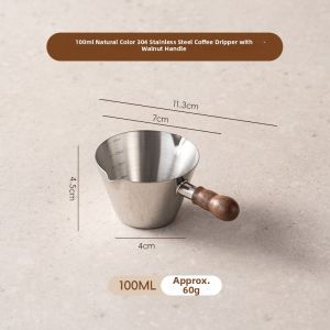 onlycook | 304 Stainless Steel Espresso Measurement Container