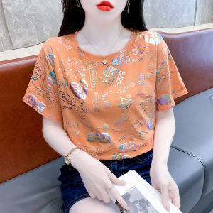 Áo Thun Nữ Phong Cách Châu Âu Rộng Rãi
