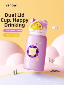 Vanow | Childrens Insulated Straw Cup