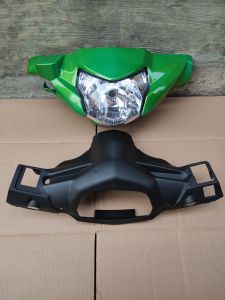 batok depan belakang vega zr hijau plus reflektor headlamp lampu depan yamaha vega zr hijau tebal