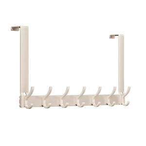 LOCIKA | Cream-colored Door-mounted Hooks For Clothes Storage No Assembly Required