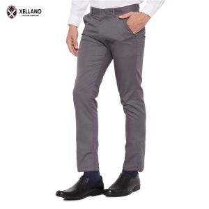 Celana Panjang Formal Pria Bahan Kain Slimfit Kantor Kerja Kantor Warna Abu-Abu Size 27-36 DRA 01