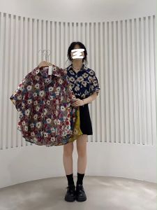gainpro Hawaiian collared shirt Korean style floral pattern Korean style elegant and beautiful w259