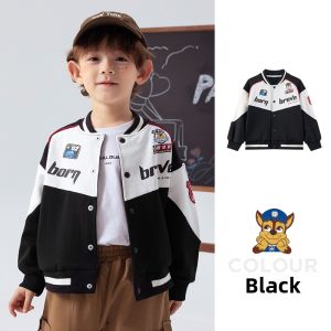 Paw Patrol | Fall Boys Motorcycle Style Baseball Jacket
