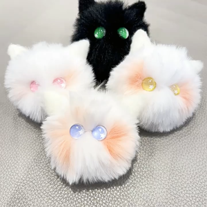 (PROMO) Gantungan Kunci Gantungan Tas Lucu Unik Motif Pom-Pom