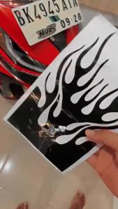 Honda Click V2-V3 Fender Sticker Laminated Waterproof Universal