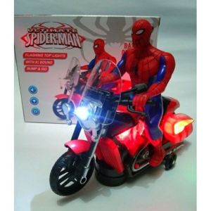 PROMO MAINAN MOTOR SPIDERMAN BUMP GO MAINAN ANAK SPIDERMAN RIDER