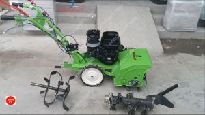 Máy phát cỏ trục băm đa năng vun luống xới đất động cơ xăng nhập khẩu