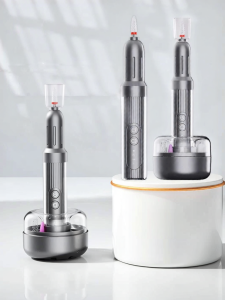 IMLUCKY | Gray Nail Grinder Electric Nail Clipper for Seniors