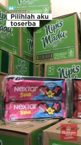 Biskuit NEXTAR STAR Double Cream Chocolate - ( HARGA 1 DUS )
