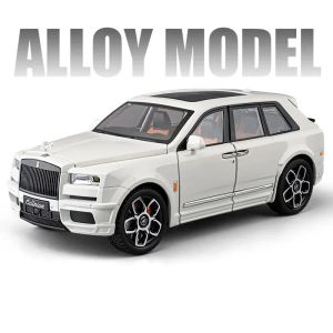 MAKEDA | 1:24 Land Rover Range Rover Defender Alloy Model Cullinan Diecast Car Toys Doors Opened Sound Light Vehices Kids Christmas Gifts