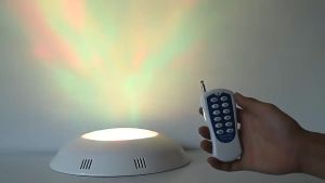 SXH led Pool Wall Light Underwater Surface Mounted Wall Light Waterproof Colorful Fountain Light Pool Landscape Light 12V Low-pressure Submersible Light