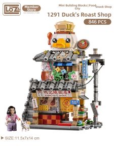 Loz | Hong Kong Style Street Scene Food Stalls Model Building Blocks