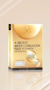 A SECRET MULTI COLLAGEN PLUS VITAMIN HALAL (10 SACHET) HIGHT QUALITY THAILAND COLLAGEN KUALITI TINGGI KOLAGEN 泰国高品质胶原蛋白