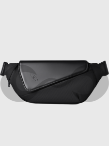 Mens Outdoor Cycling Backpack Crossbody Bag Three-Point Support Waterproof Magnetic Absorption Commuting Chest Bag Single Shoulder Bag