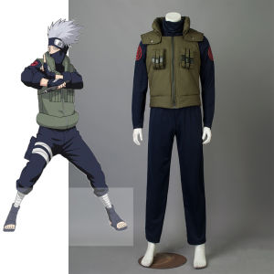 Bộ Trang Phục Cosplay Hatake Kakashi - Trang Phục Biểu Diễn Anime Quần Áo Ninja Dành Cho Nam Bao Gồm Áo Vest Quần Chất Liệu Polyester Trang Phục Halloween