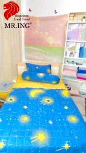 All Size Fitted Bedsheet 100% Cotton 800TC with Bolster  & Pillow case